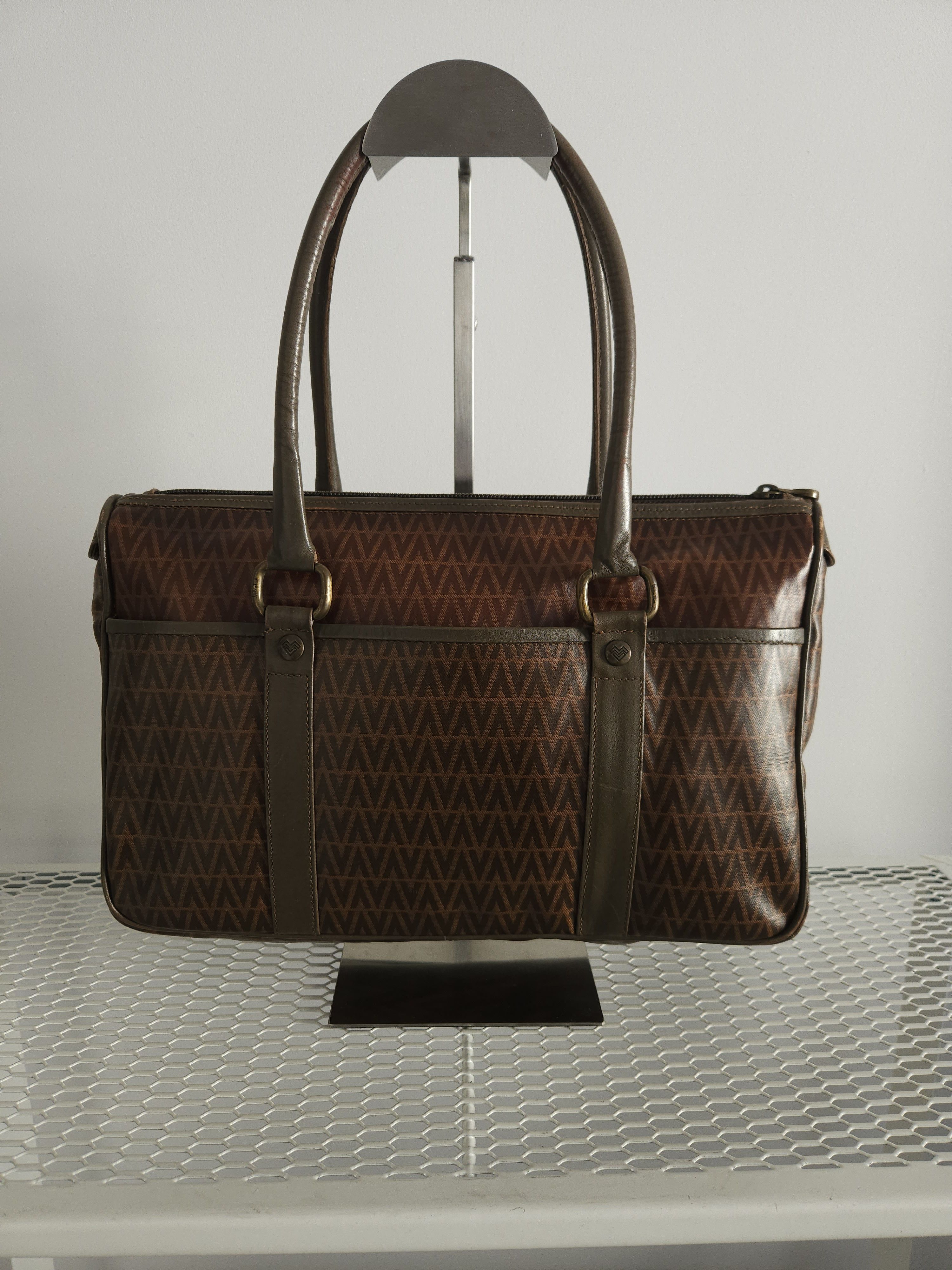 Mario Valentino × Vintage Vintage 80s Mario valentino monogram handbag Size ONE SIZE - 2 Thumbnail