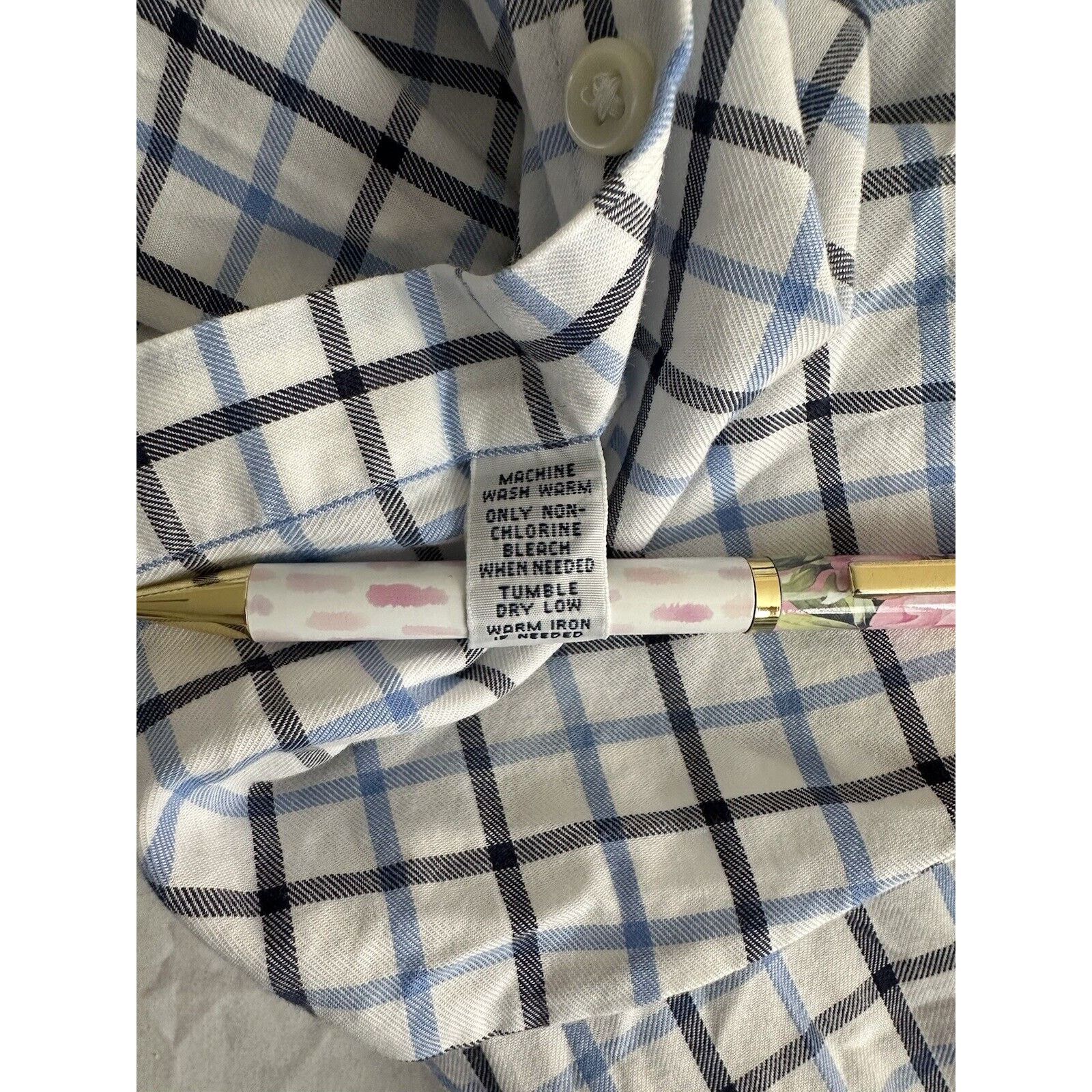 Ralph Lauren Ralph Lauren Custom Fit Button Medium Shirt White Blue/Pony Size US M / EU 48-50 / 2 - 13 Thumbnail
