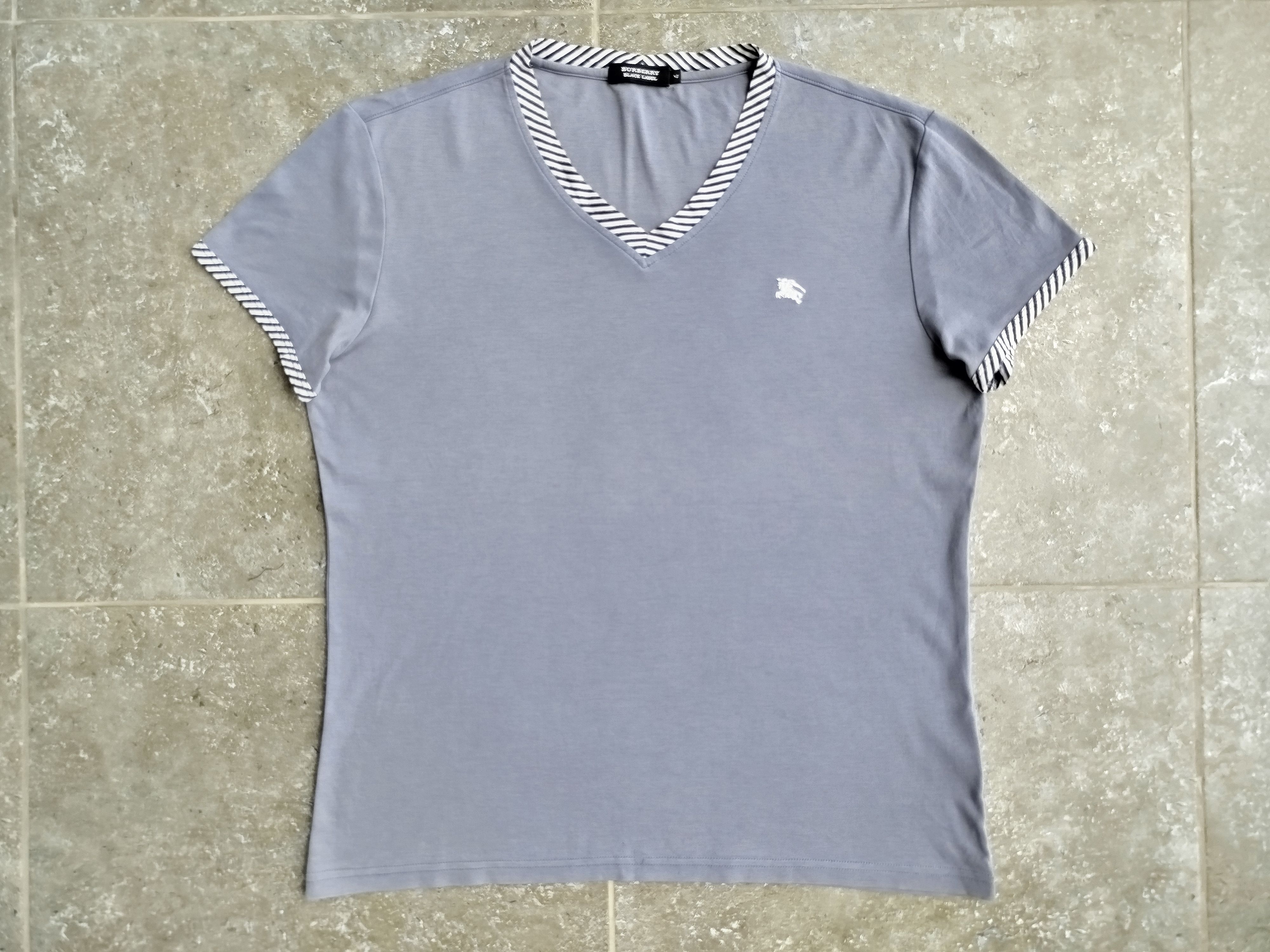 Burberry Burberry Black Label T-Shirt Logo 100% Cotton Vintage Size 4 Size US M / EU 48-50 / 2 - 2 Thumbnail