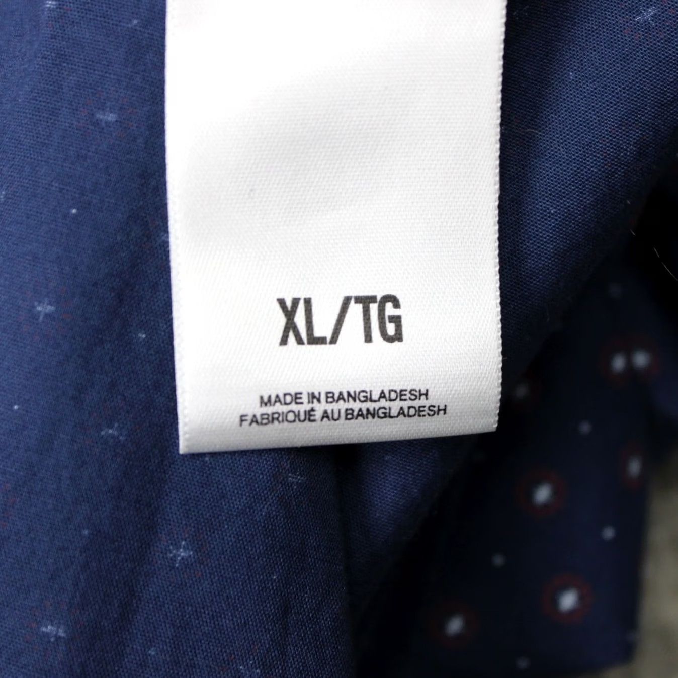 Express Express Shirt Mens XL Blue Geometric Button-Up Slim Fit Long Sleeve NWT Size US XL / EU 56 / 4 - 7 Thumbnail