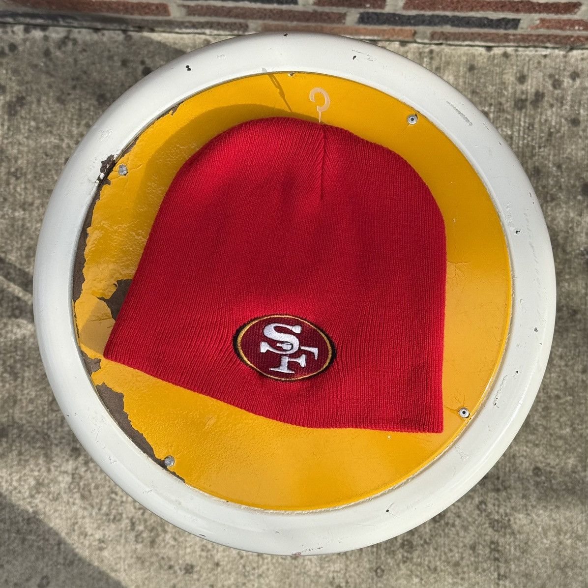 NFL × Vintage Vintage 00’s NFL San Francisco 49ers Knit Beanie Hat Size ONE SIZE - 1 Thumbnail