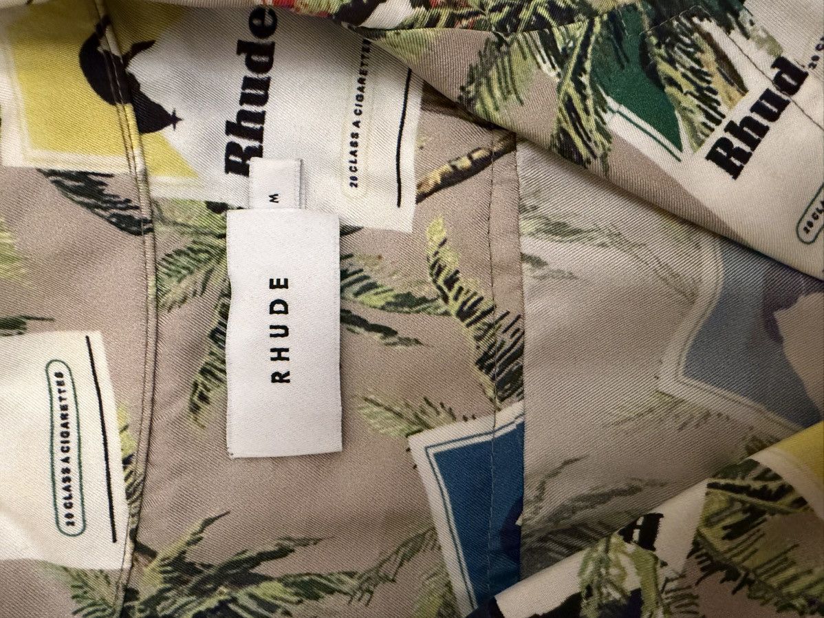 Rhude Rhude Silk Cigarette Box Logo Shirt Size US M / EU 48-50 / 2 - 3 Thumbnail