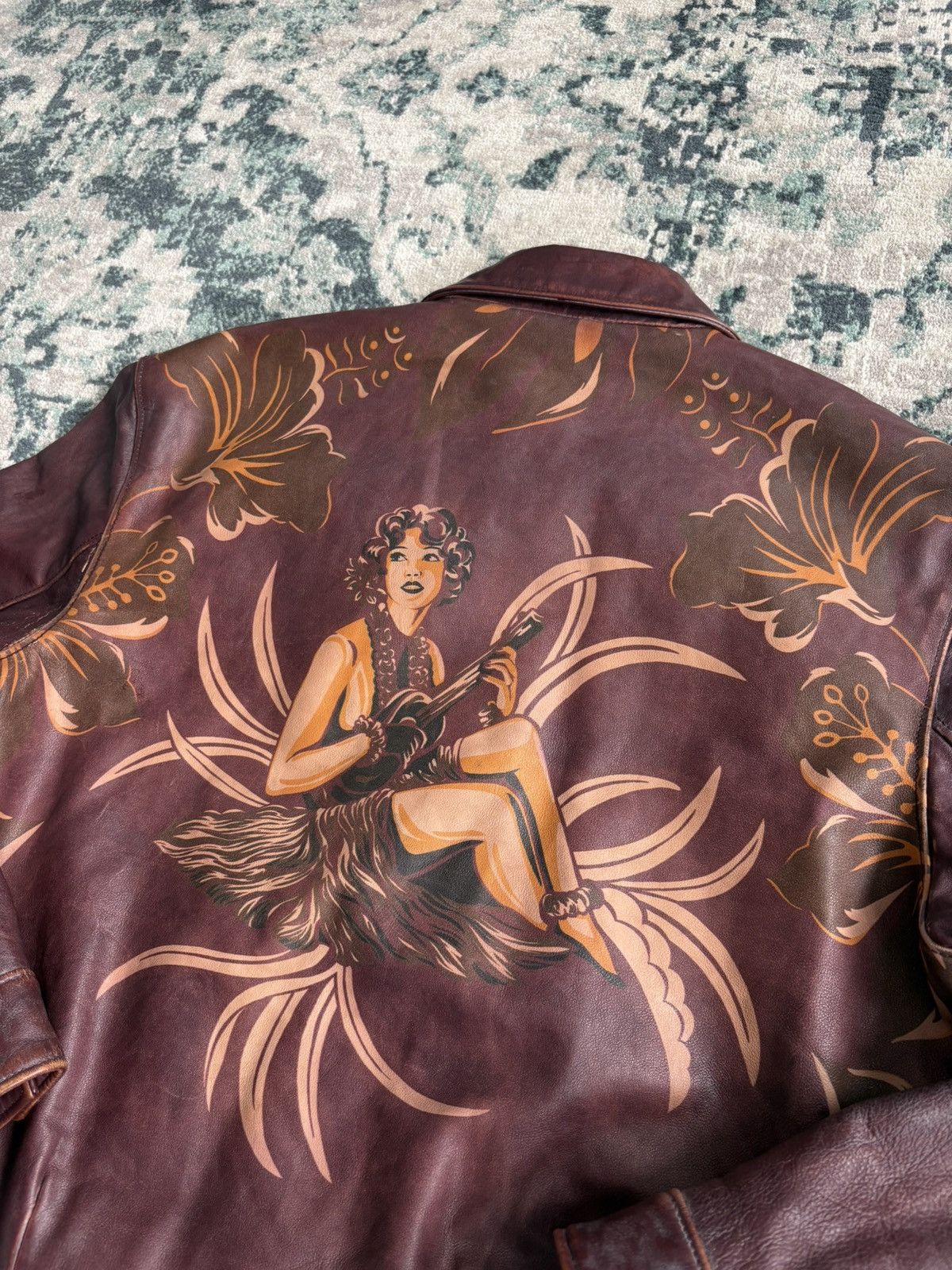 Prada Prada A/W Hawaiian 14 print leather jacket Size S / US 4 / IT 40 - 6 Thumbnail