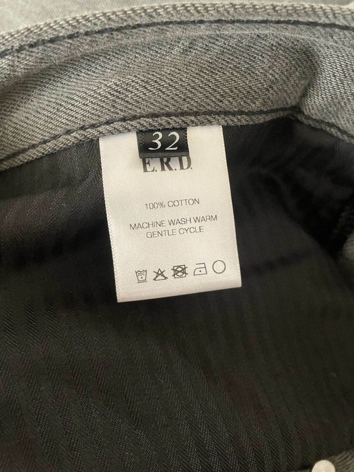 Enfants Riches Deprimes Black & White Logo T-shirt Jeans Size US 32 / EU 48 - 6 Thumbnail