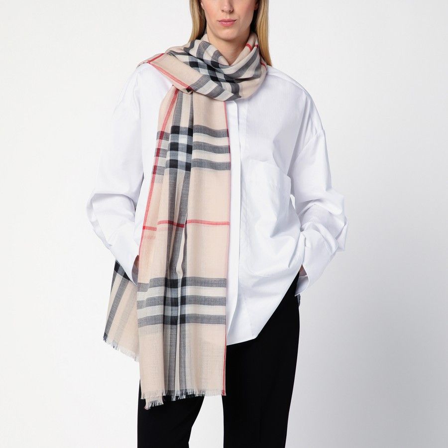 Burberry o1d2blof0824 Size : OS / Wool Scarf in Multicolor Size ONE SIZE - 2 Thumbnail