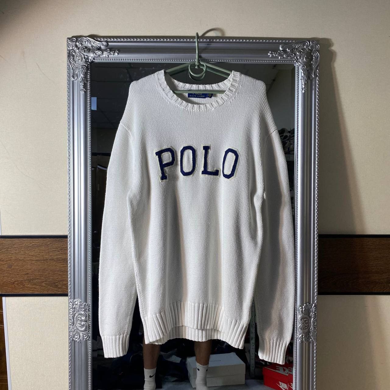 Ralph Lauren Vintage Polo Ralph Lauren Sweater Big Logo Size US S / EU 44-46 / 1 - 1 Thumbnail