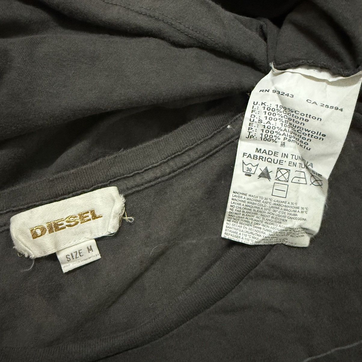 Diesel Diesel Poem Tshirt Size US M / EU 48-50 / 2 - 3 Thumbnail