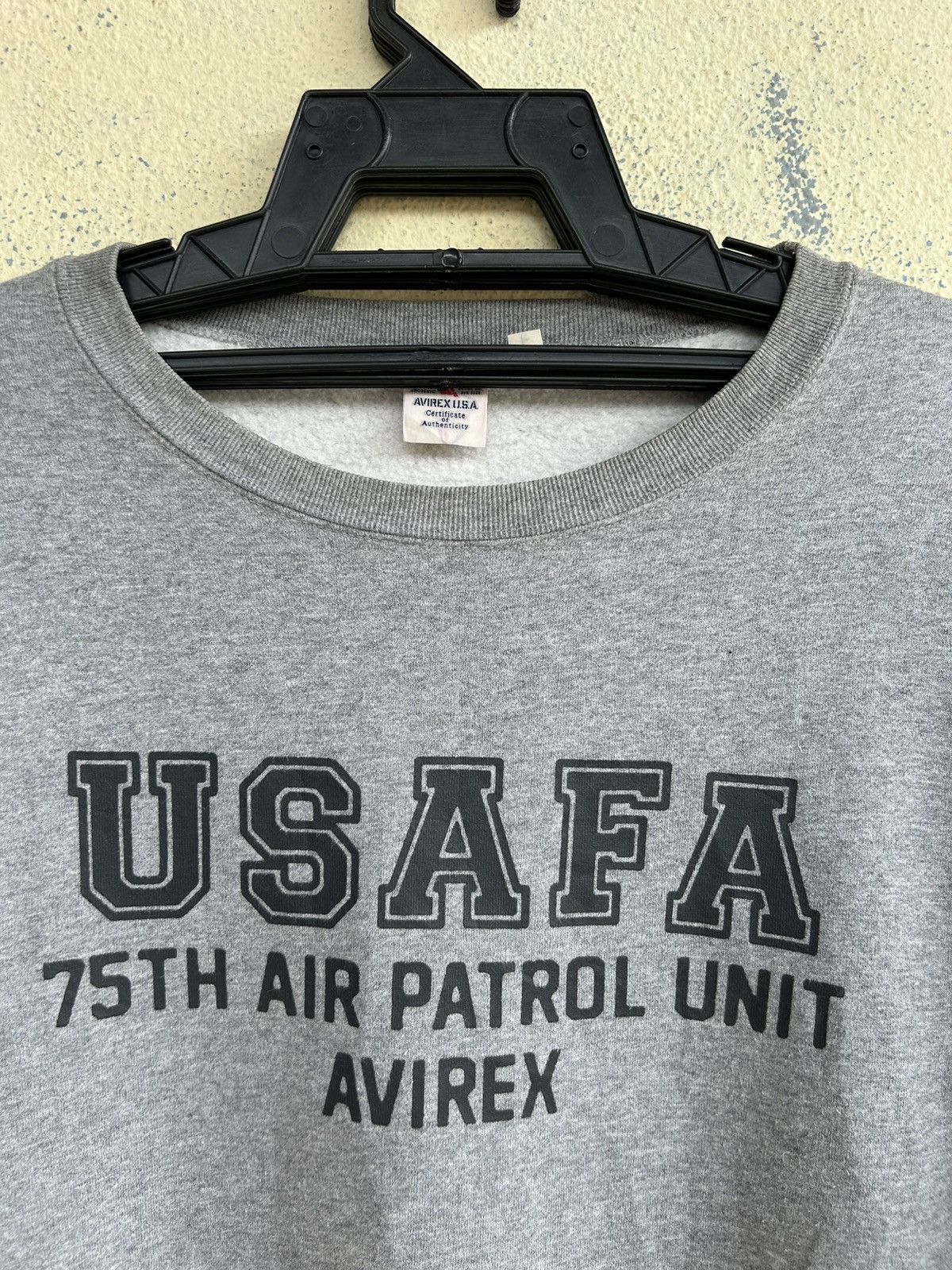 Avirex USAFA 75th Air Patrol Unit Sweatshirt Size US L / EU 52-54 / 3 - 3 Thumbnail