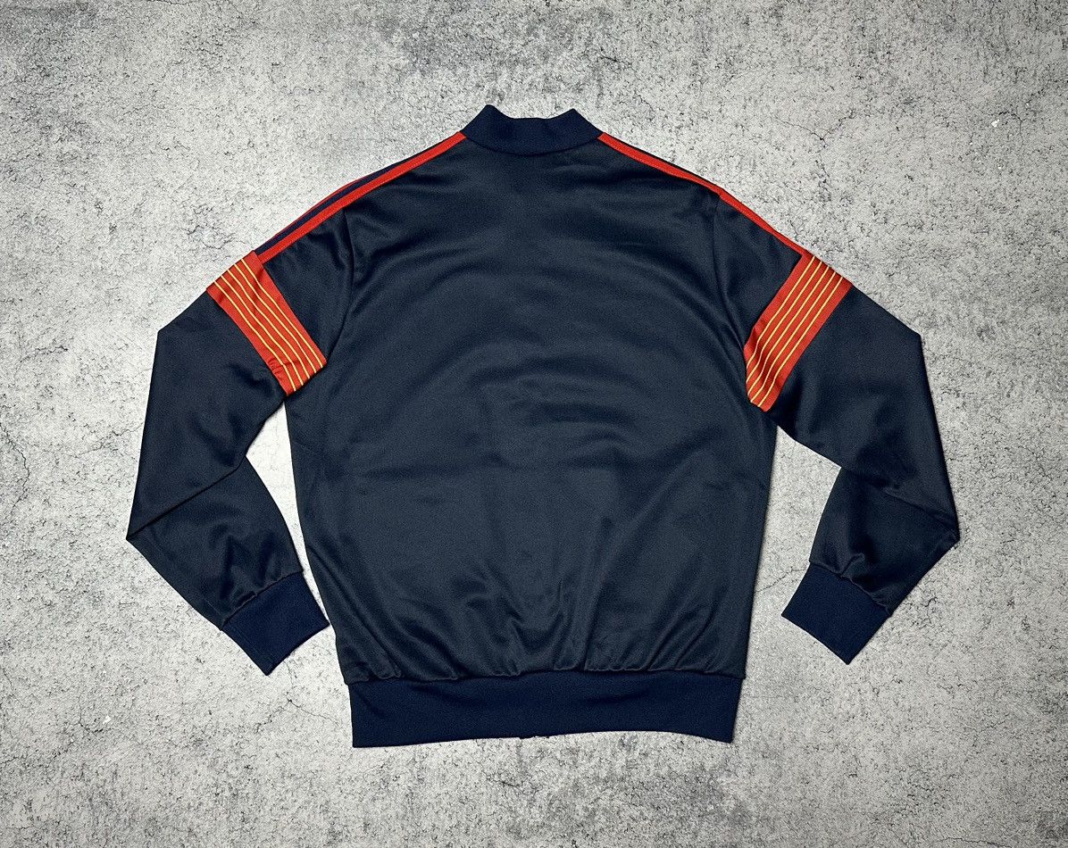 Adidas Vintage Adidas 80s Ventex Track Jacket Bomber Navy Blue Size US M / EU 48-50 / 2 - 11 Thumbnail