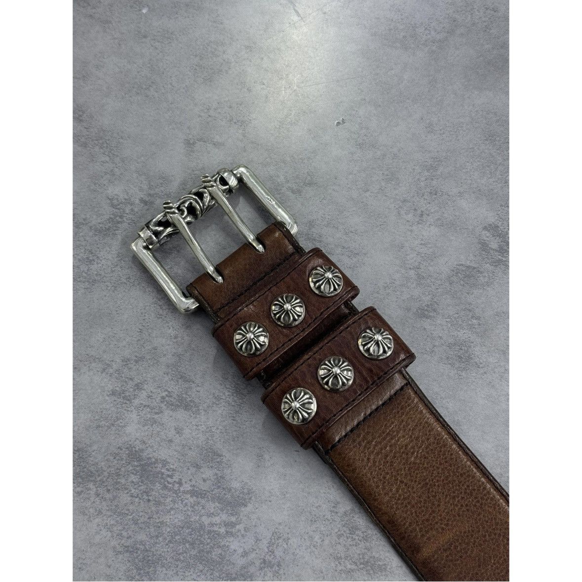 Chrome Hearts Chrome hearts leather belt Size 34 - 2 Thumbnail