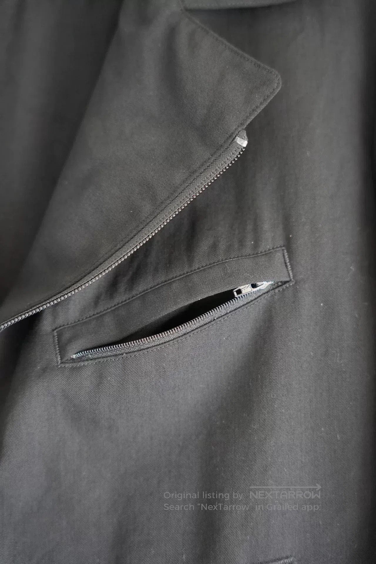 Yohji Yamamoto Yohji Yamamoto 14ss Rain Zipped Jacket. Size US L / EU 52-54 / 3 - 5 Thumbnail