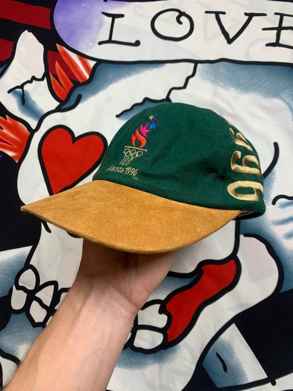 USA Olympics Vintage 1996 Atlanta Olympic Games USA McDonalds Cap OS Size ONE SIZE - 1 Thumbnail