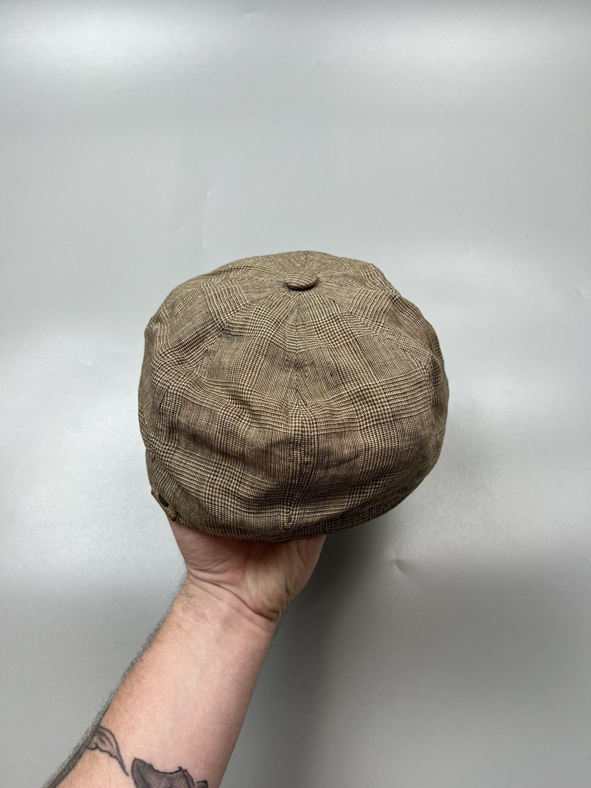 Stetson Stetson Beige Cotton Flat Cap Hat (Y0484) Size ONE SIZE - 2 Thumbnail
