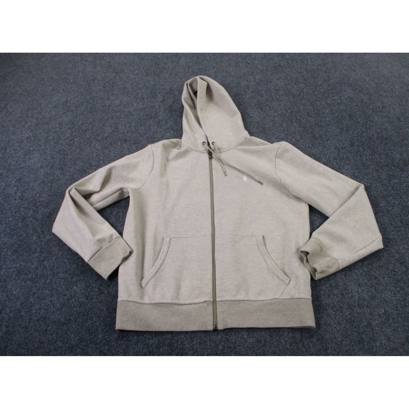 Polo Ralph Lauren Polo Ralph Lauren Jacket Men M Beige Pony Heavy Outdoors Hoodie Windbreaker Casual Size US M / EU 48-50 / 2 - 2 Thumbnail