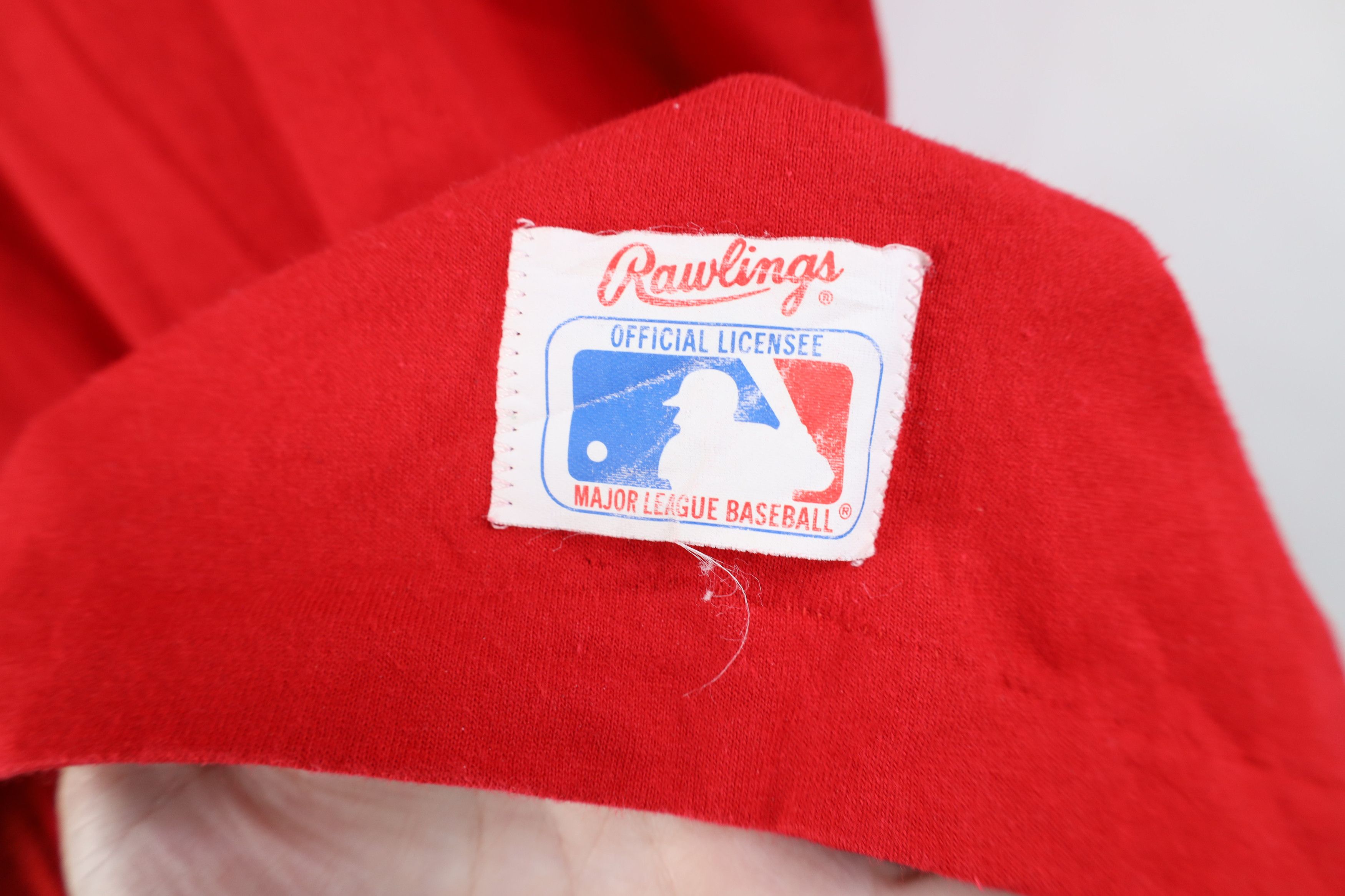 Vintage Vintage 70s 80s Rawlings Red Sox Baseball T-Shirt Red USA Size US XL / EU 56 / 4 - 9 Thumbnail
