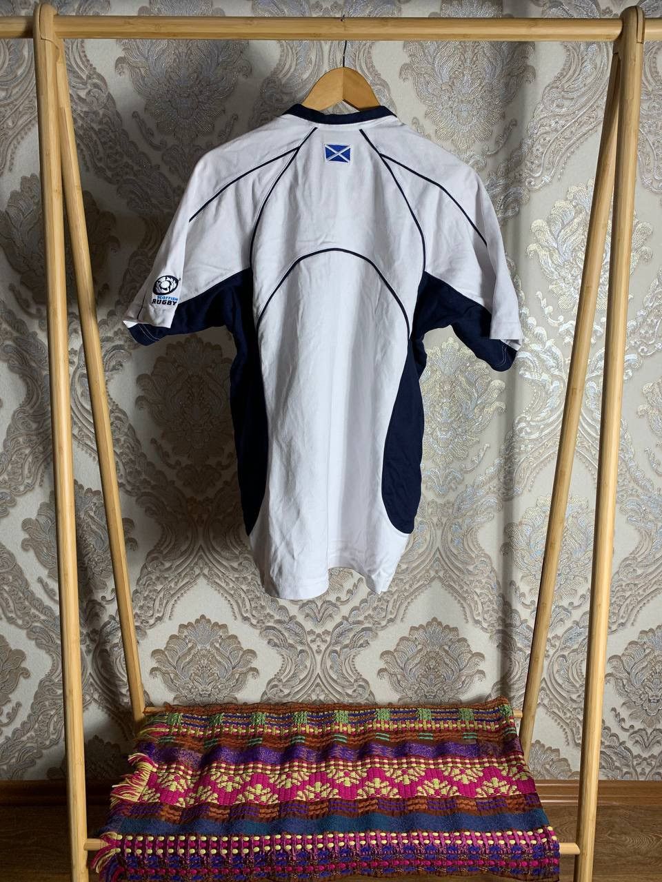 Canterbury of New Zealand × Vintage VERY RARE CANTERBURY SCOTLAND REGBY JERSEY BLOKECORE Y2K 90s Size US M / EU 48-50 / 2 - 8 Thumbnail