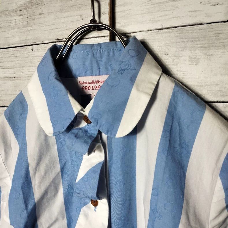 Vivienne Westwood Vivienne Westwood Red striped dark patterned tie shirt Size M / US 6-8 / IT 42-44 - 3 Thumbnail