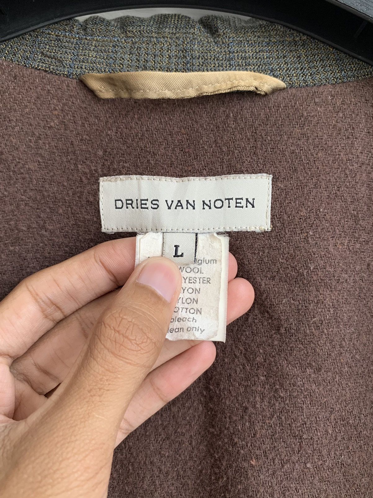 Dries Van Noten Dries Van Noten Plaid Wool Jacket Size US L / EU 52-54 / 3 - 3 Thumbnail