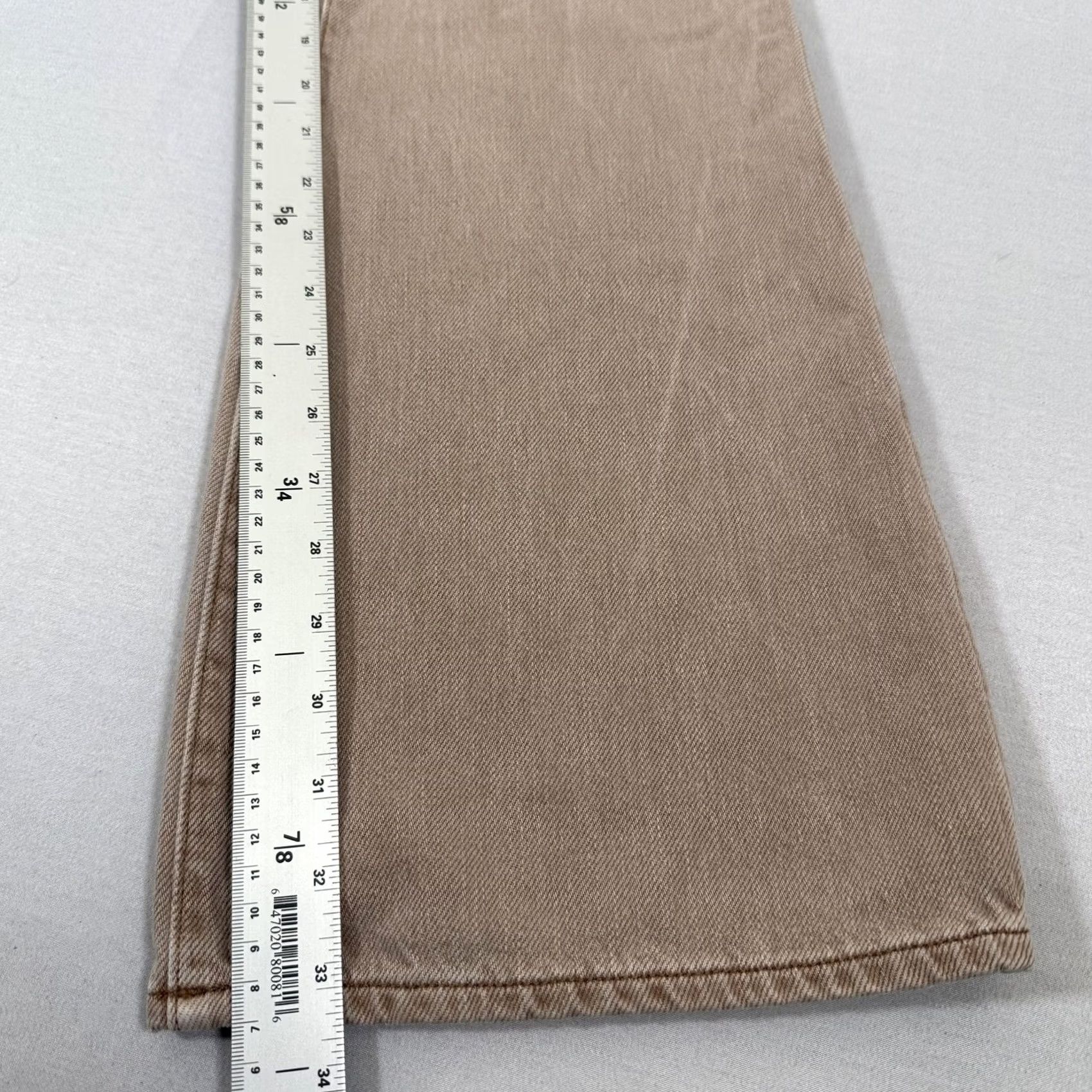 Wrangler Wrangler Jeans Womens 31x34 Beige High Rise Bootcut Denim Pants Size 24" / US 00 / IT 34 - 6 Thumbnail