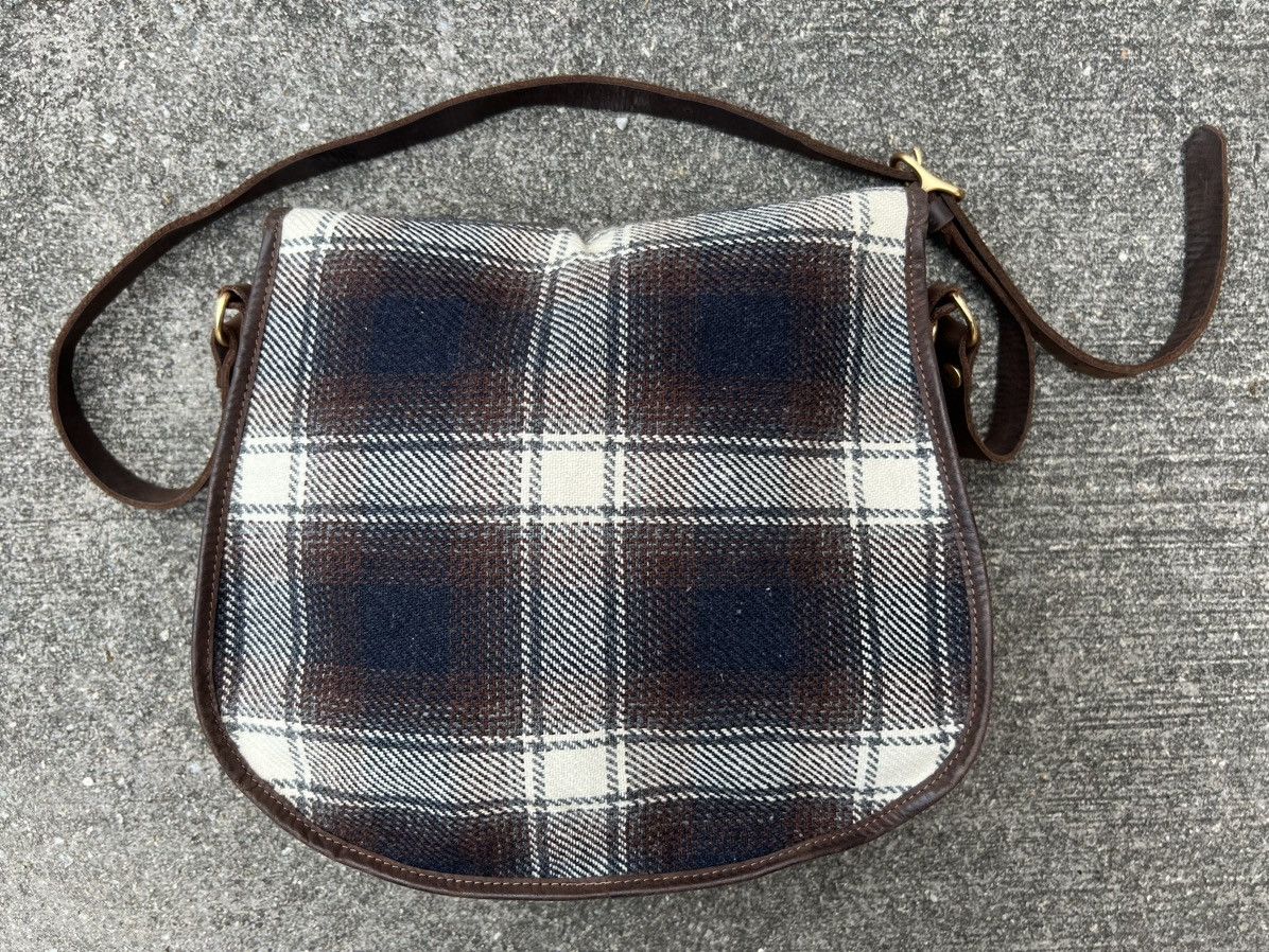 A.P.C. Vintage 2000s A.P.C. Shadow Plaid Sling Bag Size ONE SIZE - 12 Thumbnail