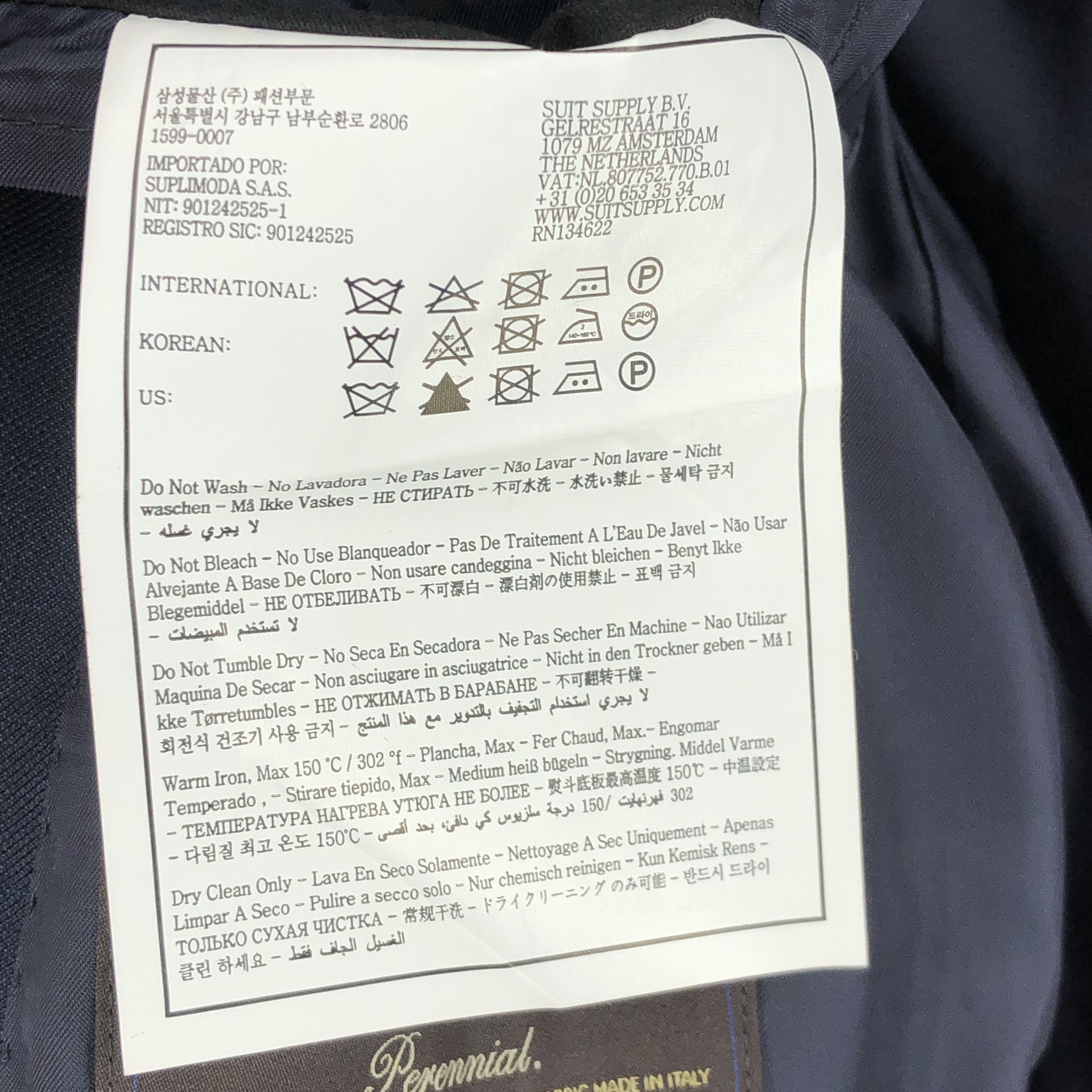 Suitsupply Lazio Single Breasted Wool Blazer Size EU:24; UK:38; US:38S Size 38S - 10 Thumbnail