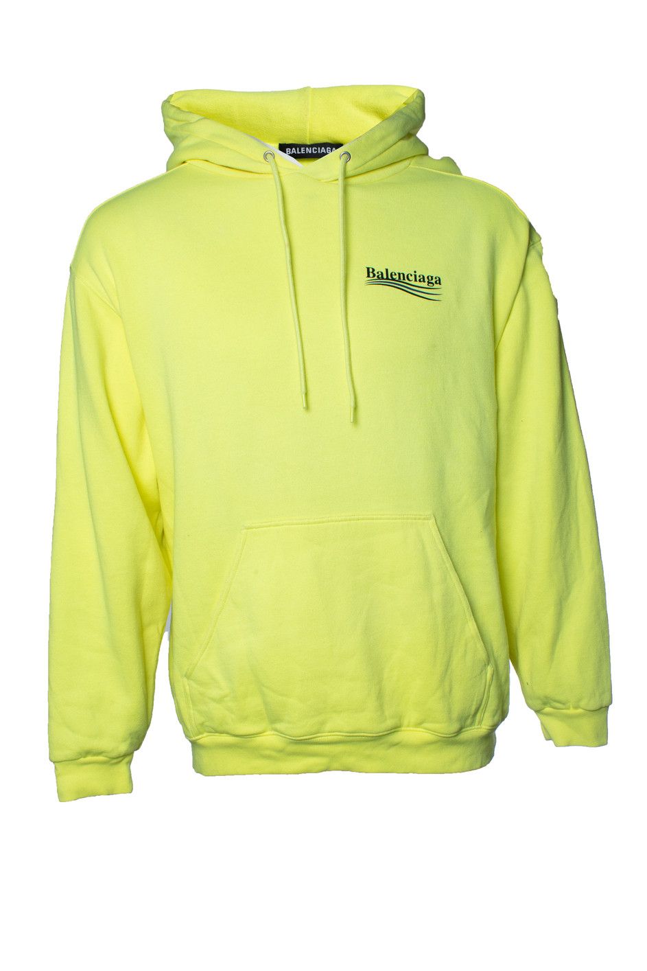 Balenciaga Balenciaga, yellow hoodie with logo Size US M / EU 48-50 / 2 - 1 Thumbnail