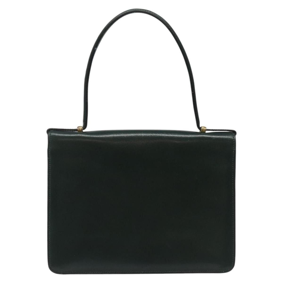 Dior DIOR Hand Bag Leather Green Gold Size ONE SIZE - 3 Thumbnail