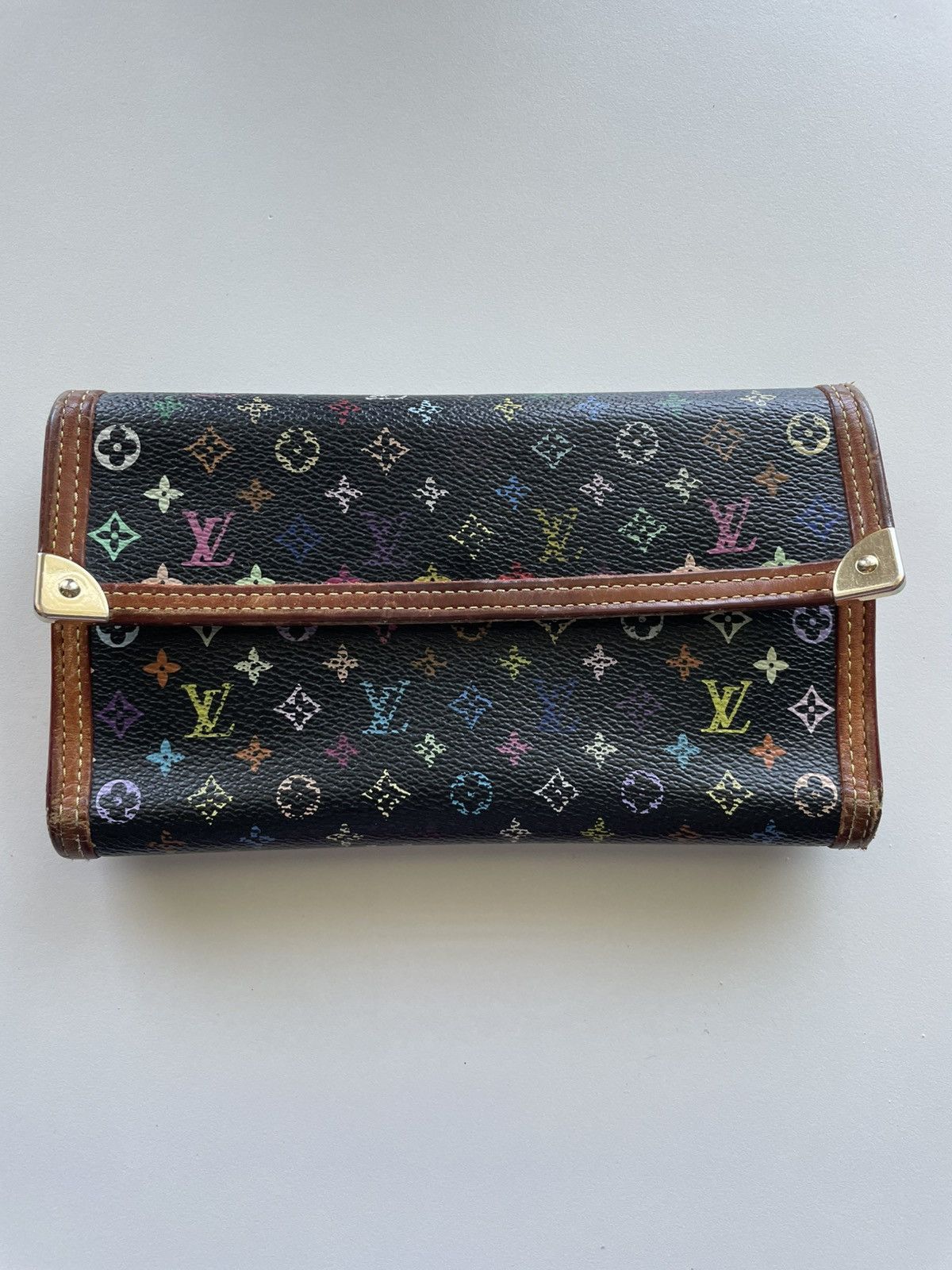 Louis Vuitton × Takashi Murakami 2003 Murakami Louis Vuitton Porte Tresor Size ONE SIZE - 1 Thumbnail