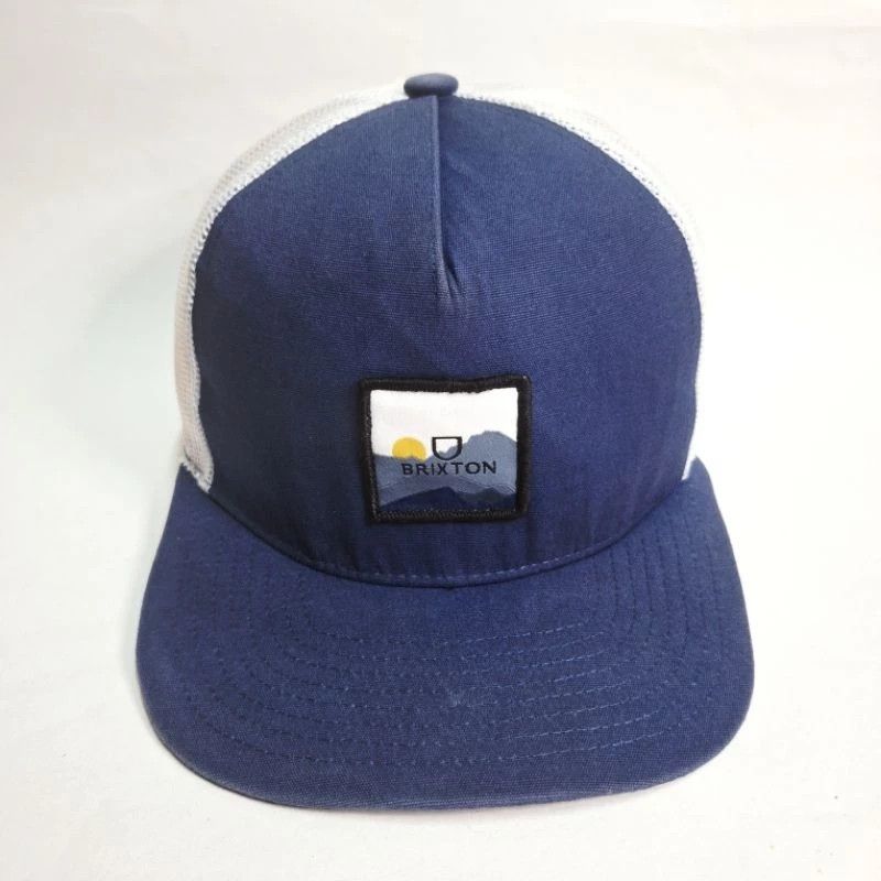 Brixton × Vintage Brixton Alpha Block Trucker Hat Olive Embroidered Cap Size ONE SIZE - 1 Thumbnail