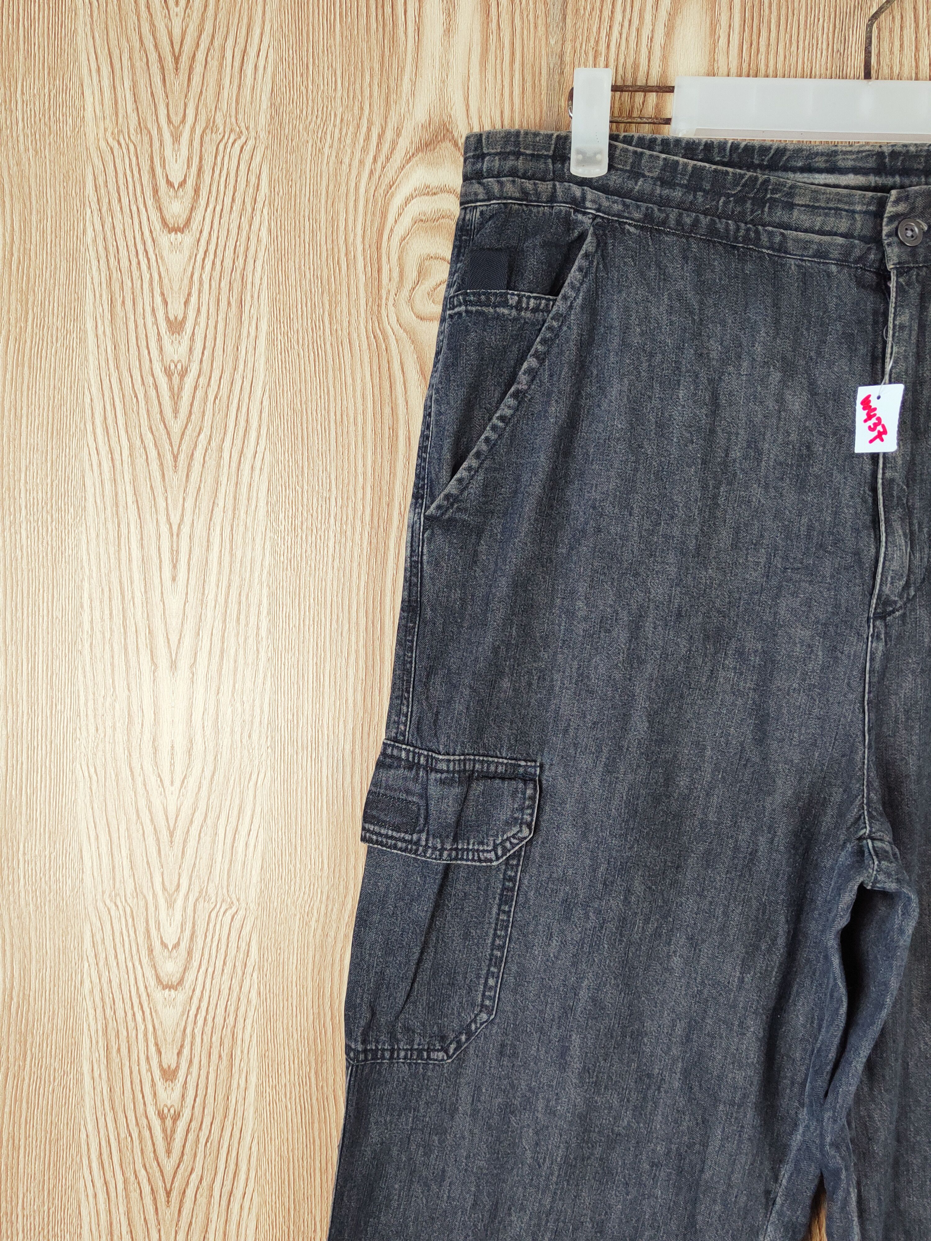 Japanese Brand × Mr. Junko Mr.Junko Dark Blue Multipocket Tactical Cargo Pants #W437 Size US 34 / EU 50 - 3 Thumbnail