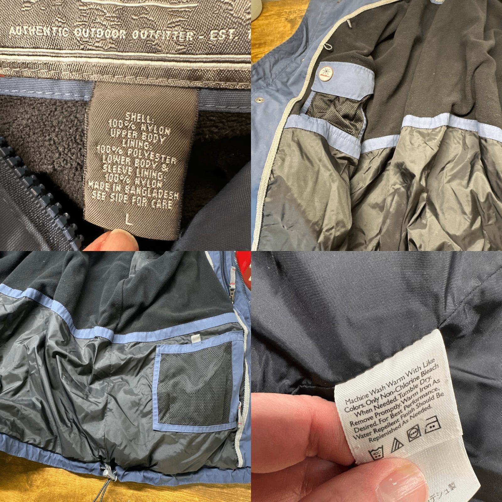 Eddie Bauer VINTAGE Eddie Bauer Weatheredge Jacket Mens Large Blue Winter Snow Ski Coat HOODless (NO HOOD) Anorak Regular Size L Blues Skiing Adults Unisex Size US L / EU 52-54 / 3 - 8 Thumbnail