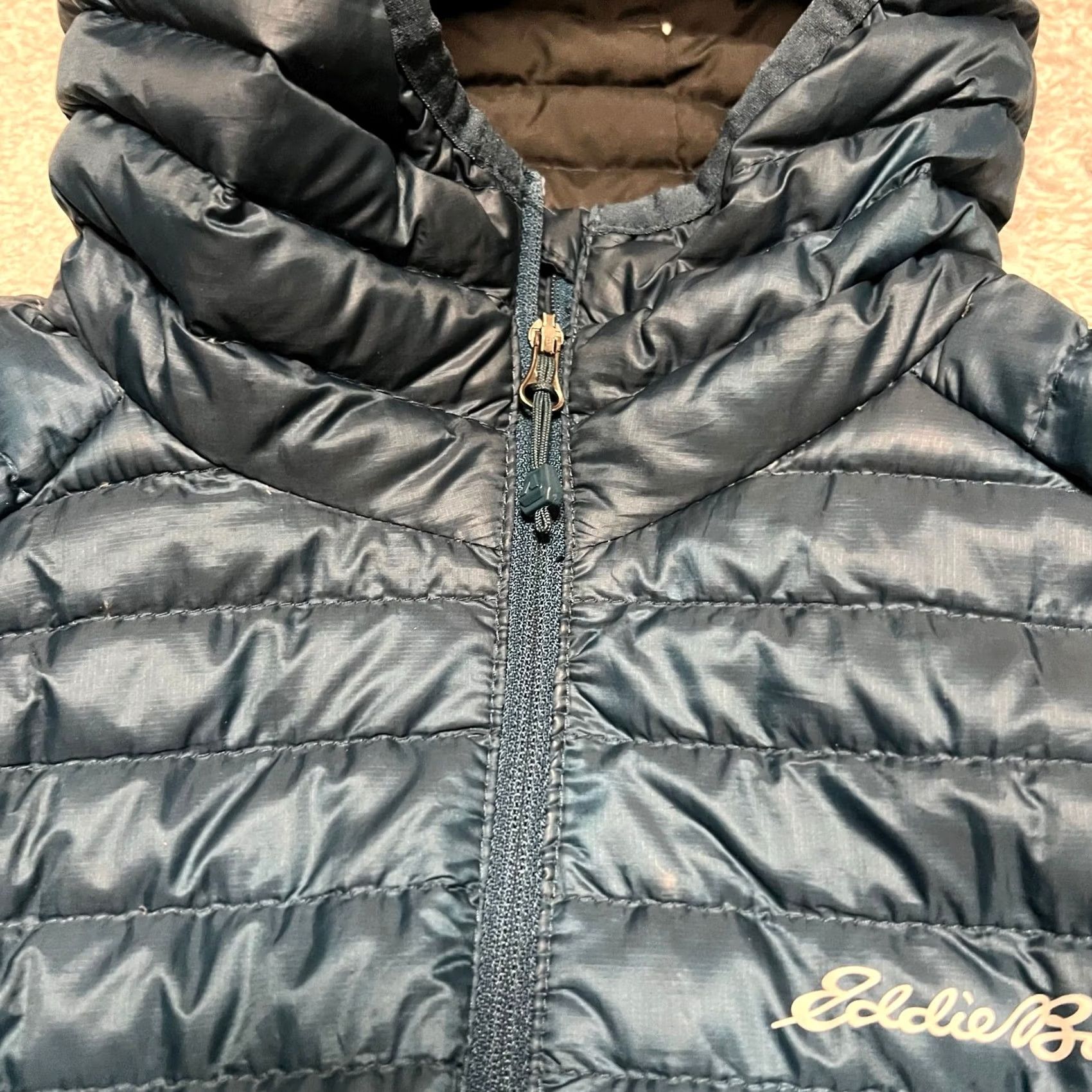 Eddie Bauer VINTAGE Eddie Bauer Puffer Jacket Womens Medium Blue Green Pertex EB800 Down Coat flaw Size M / US 6-8 / IT 42-44 - 4 Thumbnail