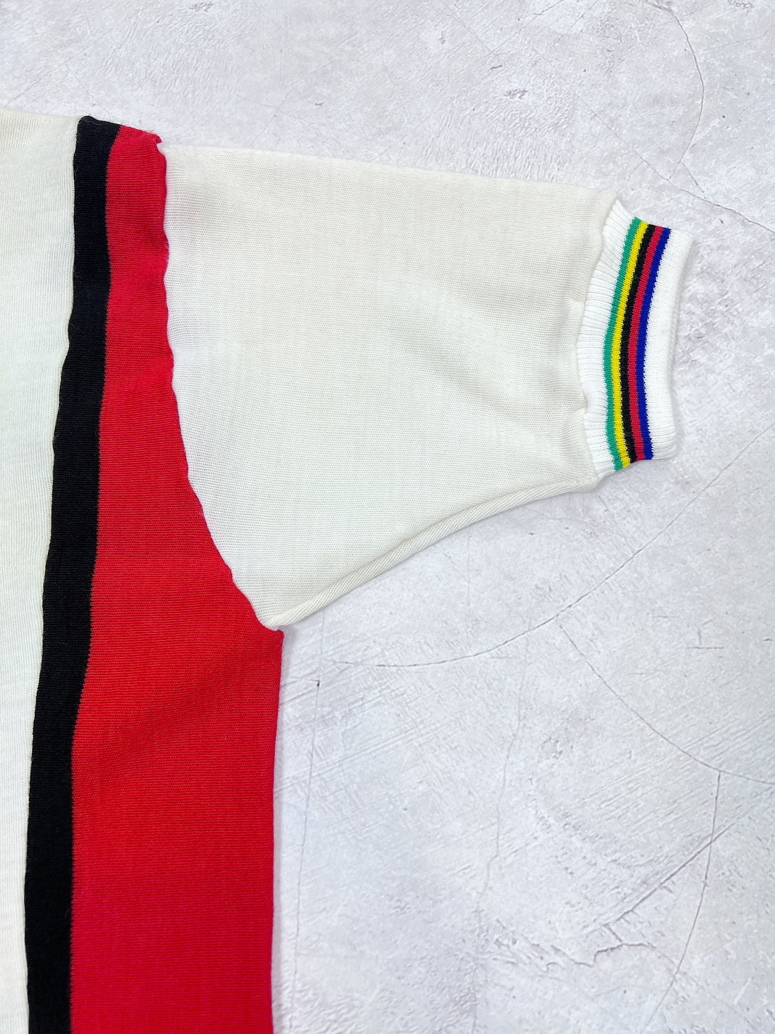 Sports Specialties × Vintage 70s Schelling Wellpappen Cycling Jersey by Cryloa Size US S / EU 44-46 / 1 - 10 Thumbnail
