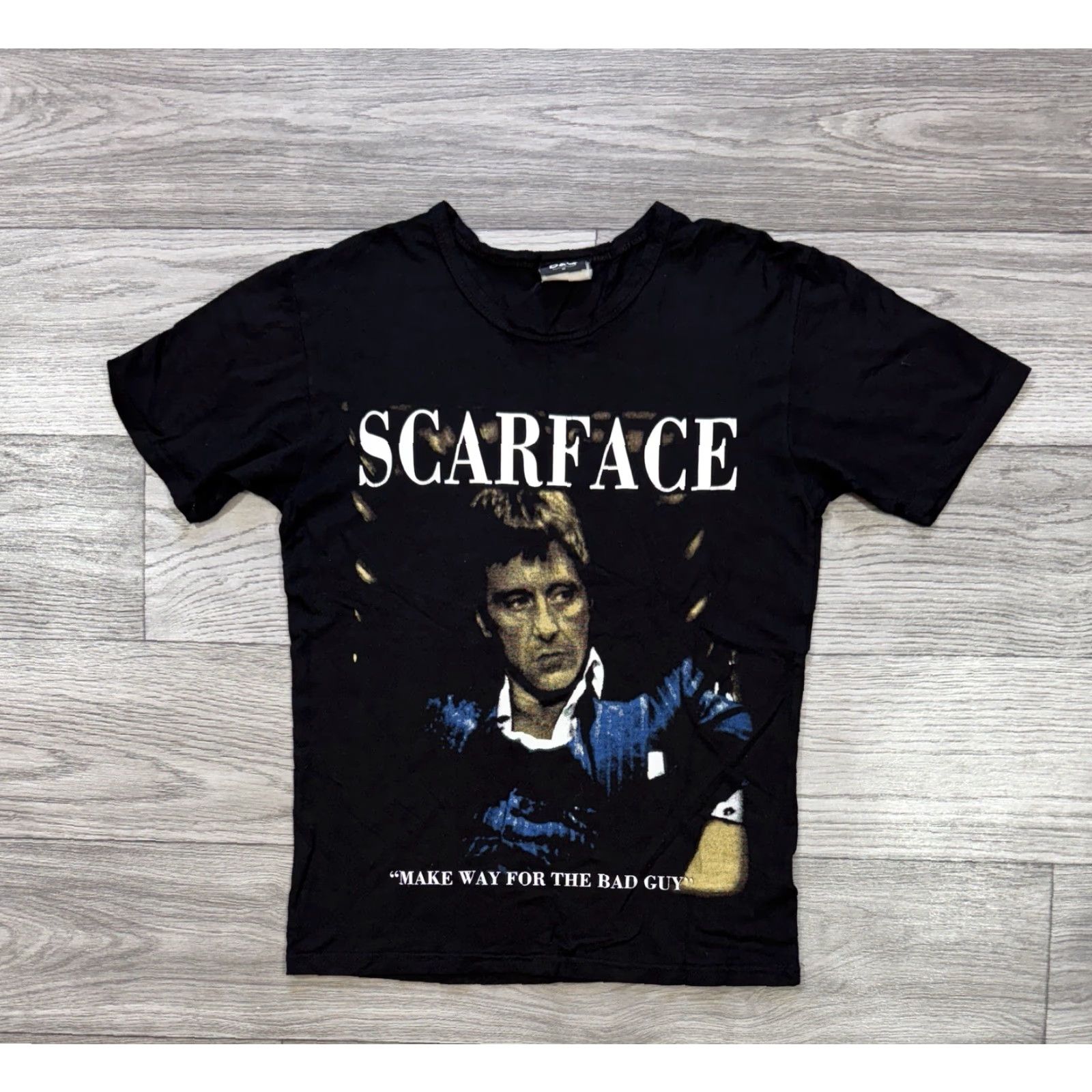 Dolce & Gabbana Dolce&Gabbana T-Shirt Black Short Sleeve Men M Scarface “Make Way For The Bad Guy” Tony Montana Size US M / EU 48-50 / 2 - 2 Thumbnail
