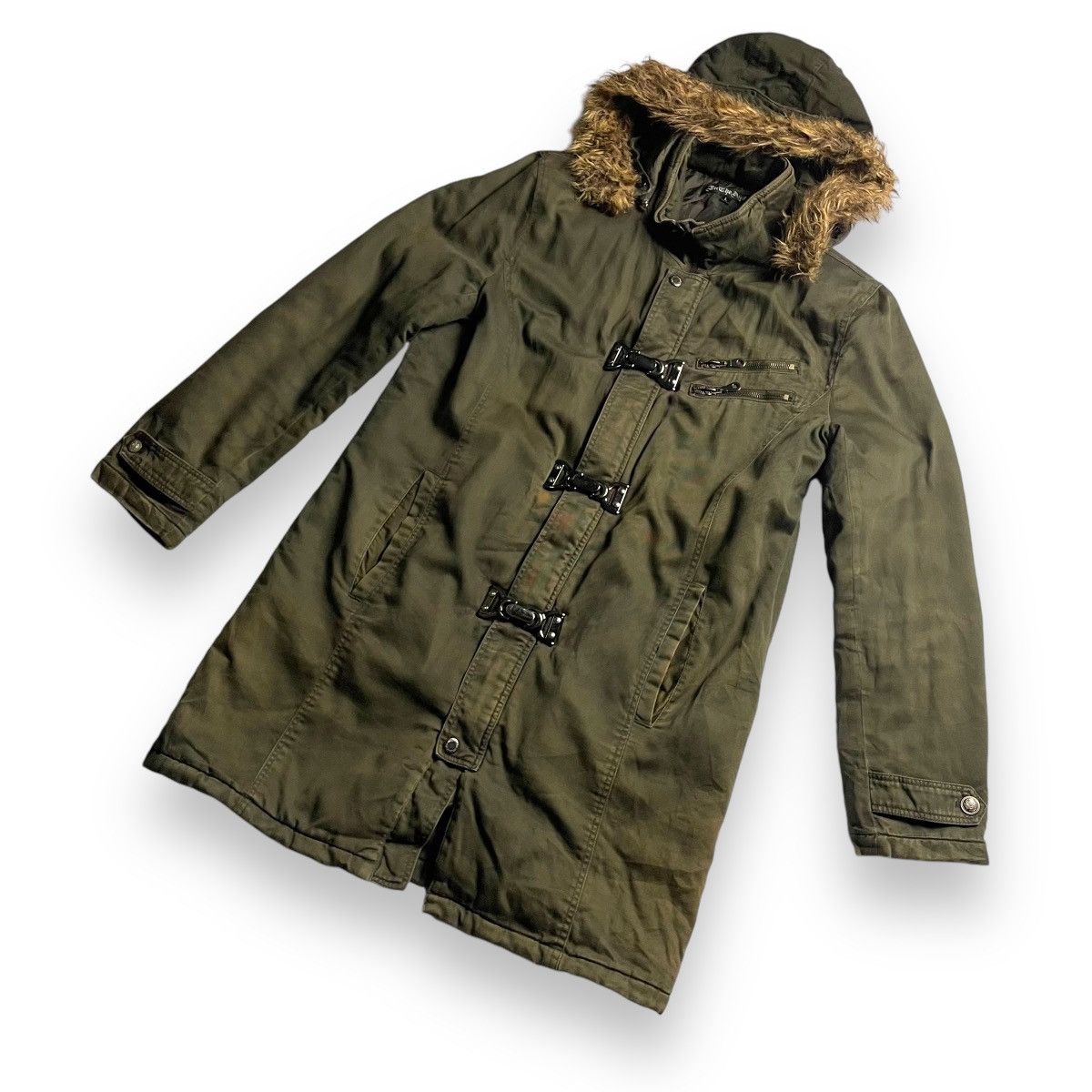 If Six Was Nine × In The Attic × Le Grande Bleu (L.G.B.) 🇯🇵 IN THE ATTIC FUR HOODIE PARKA JACKET Size US L / EU 52-54 / 3 - 4 Thumbnail