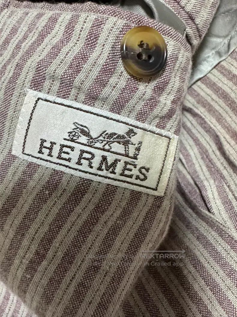 Hermes Hermes Linen Casual Jacket, 100% Linen Size US L / EU 52-54 / 3 - 7 Thumbnail