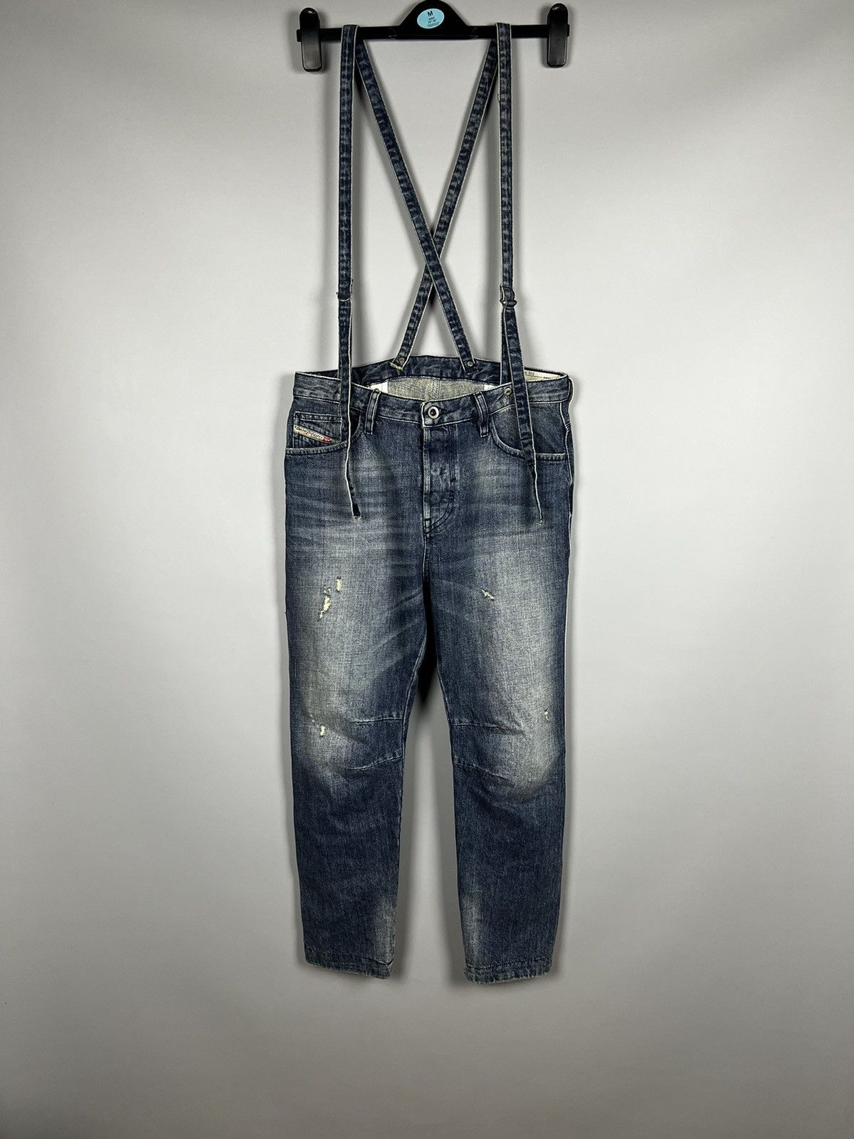 Diesel W27 Diesel jeans / jumpsuit with removable suspenders Size 27" / US 4 / IT 40 - 1 Thumbnail