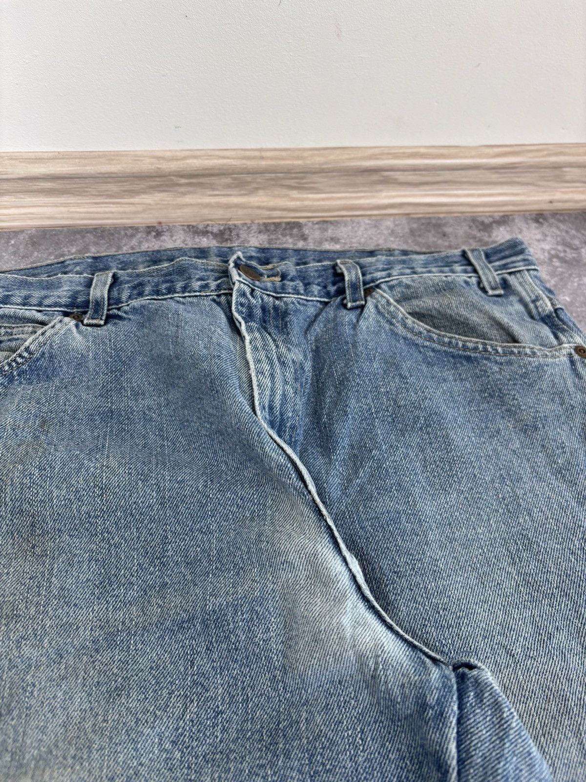 Dickies Vintage Dickies Faded Blue Carpenter Denim Jeans 1993SNB Size US 36 / EU 52 - 19 Thumbnail