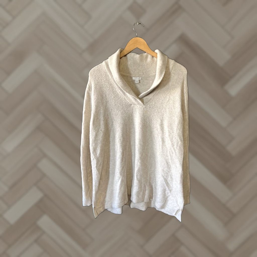 J. Jill J. Jill Womens Ivory Long Sleeve Pullover Knit Sweater XL Size XL / US 12-14 / IT 48-50 - 1 Thumbnail