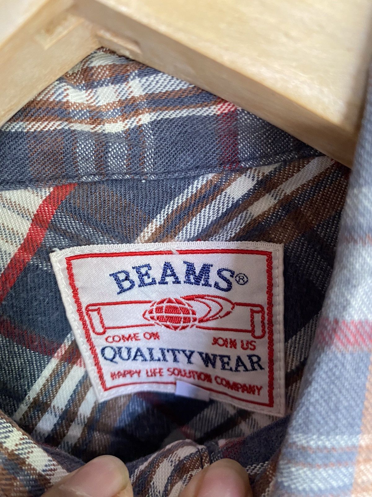 Beams Plus Japanese Brand Beams Plaid Tartan Flannel Shirt Size US M / EU 48-50 / 2 - 4 Thumbnail