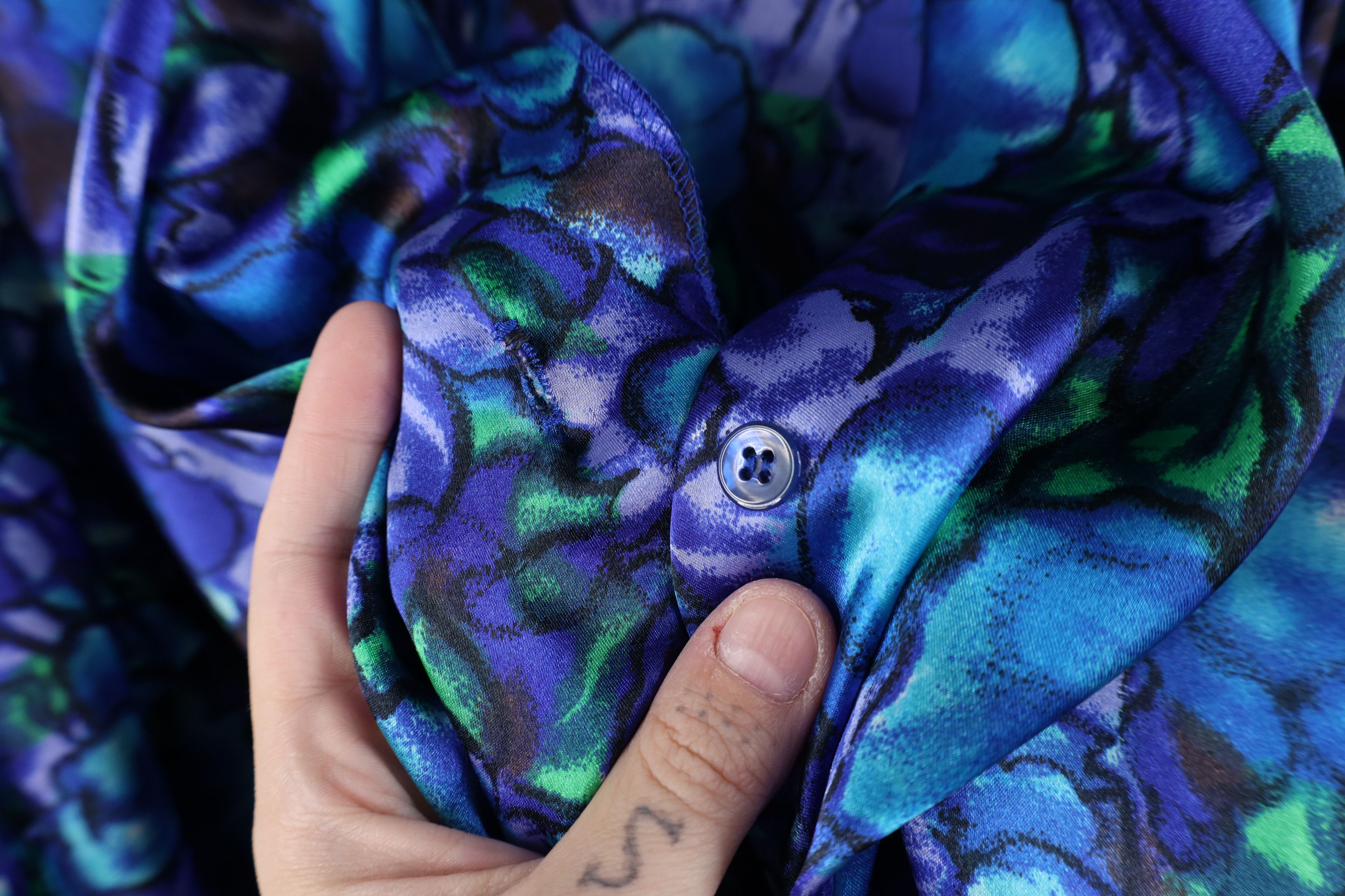 Vintage Vintage 80s 90s Streetwear Flower Blazer Shirt Jacket USA Size XL / US 12-14 / IT 48-50 - 10 Thumbnail
