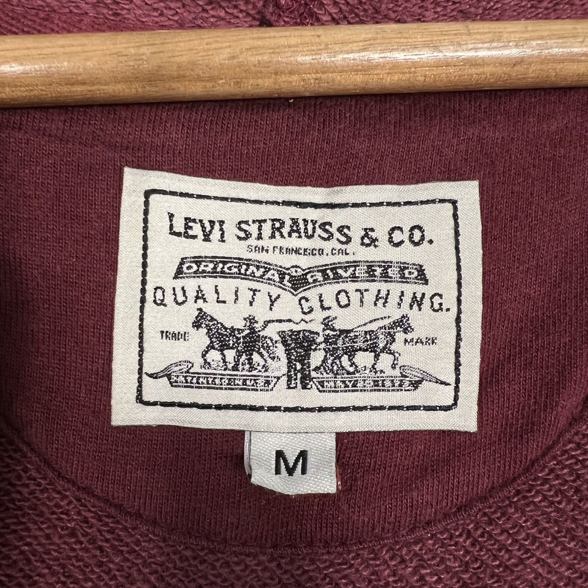 Levi's LEVIS STRAUSS Red Checked Hoodie Sweatshirt #4212-C192 Size US M / EU 48-50 / 2 - 15 Thumbnail