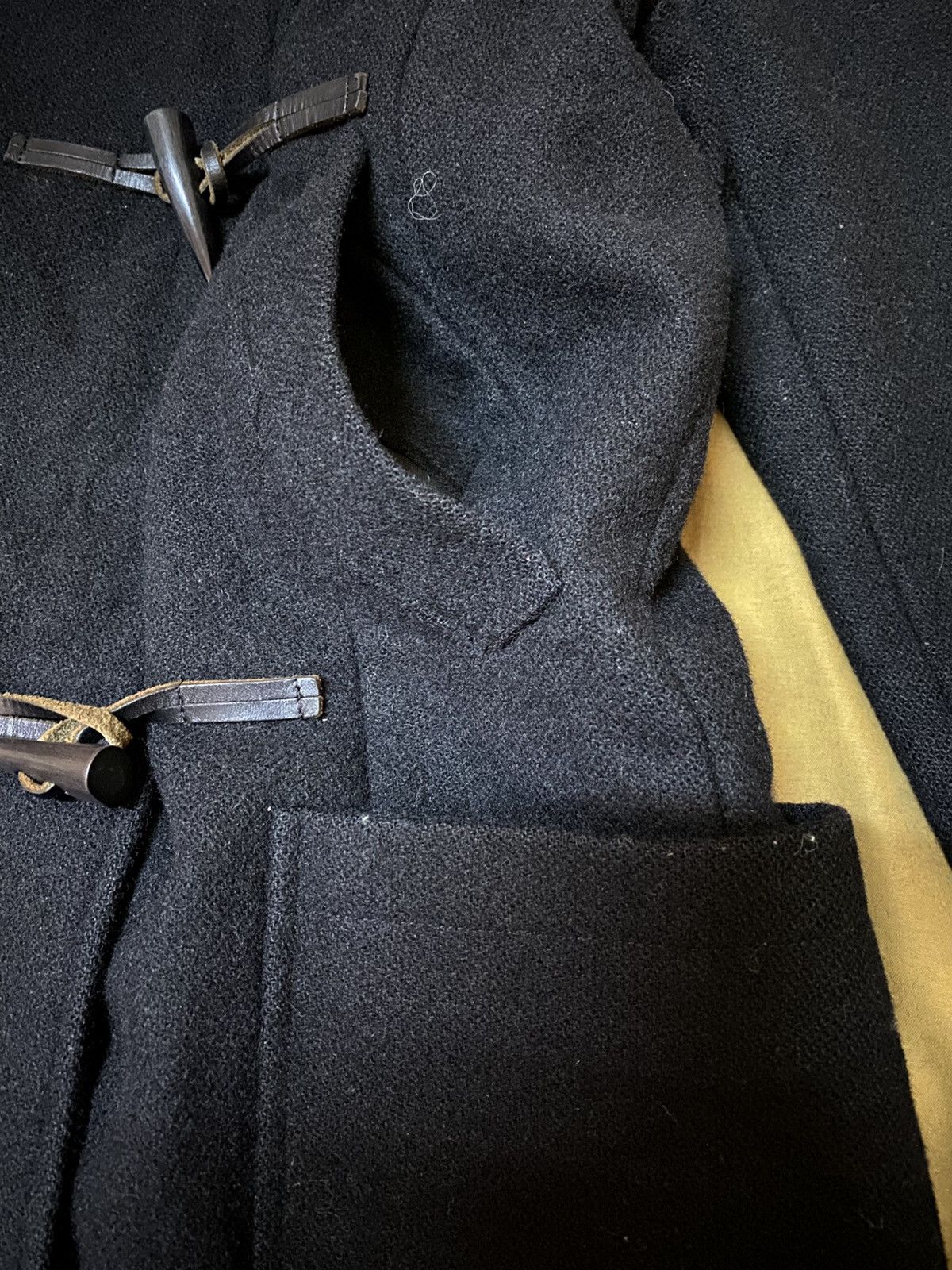 Issey Miyake Sunao Kuwahara By Issey Miyake Thick Wool Duffle Coat Size US S / EU 44-46 / 1 - 5 Thumbnail