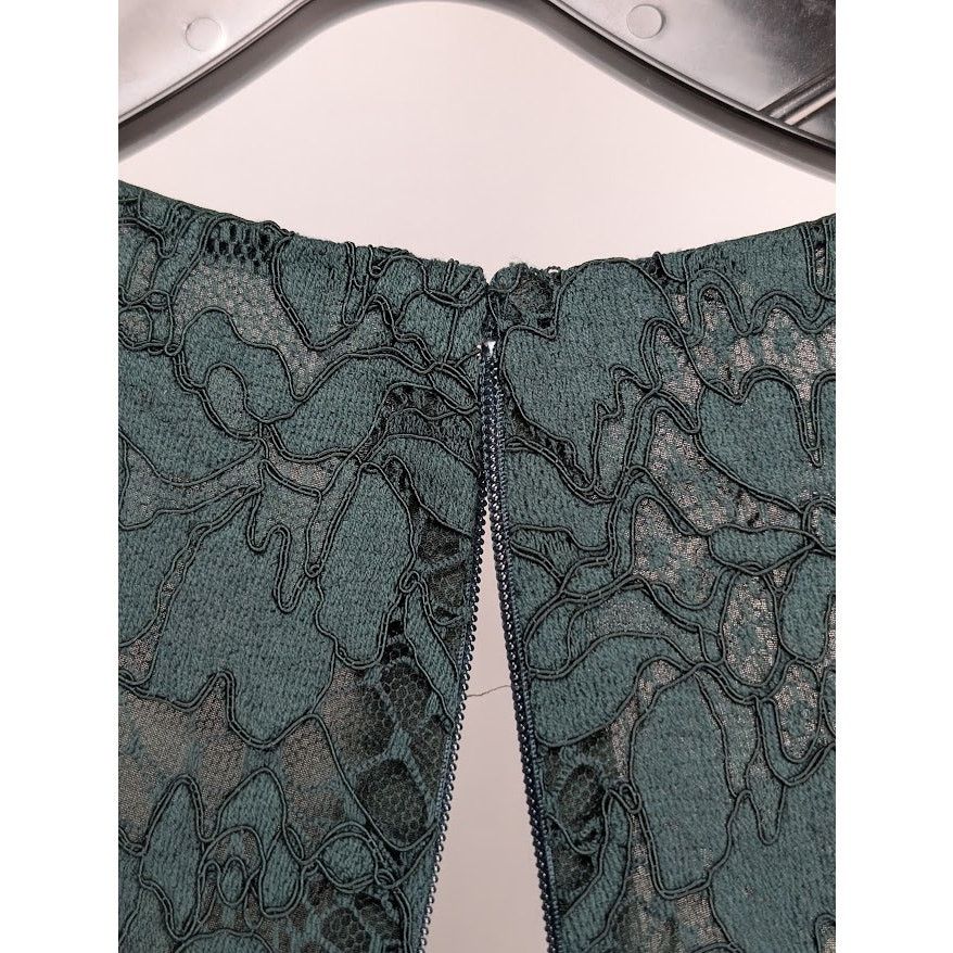Valentino o1rshd1 Lace Dress in Green Size XS / US 0-2 / IT 36-38 - 11 Thumbnail