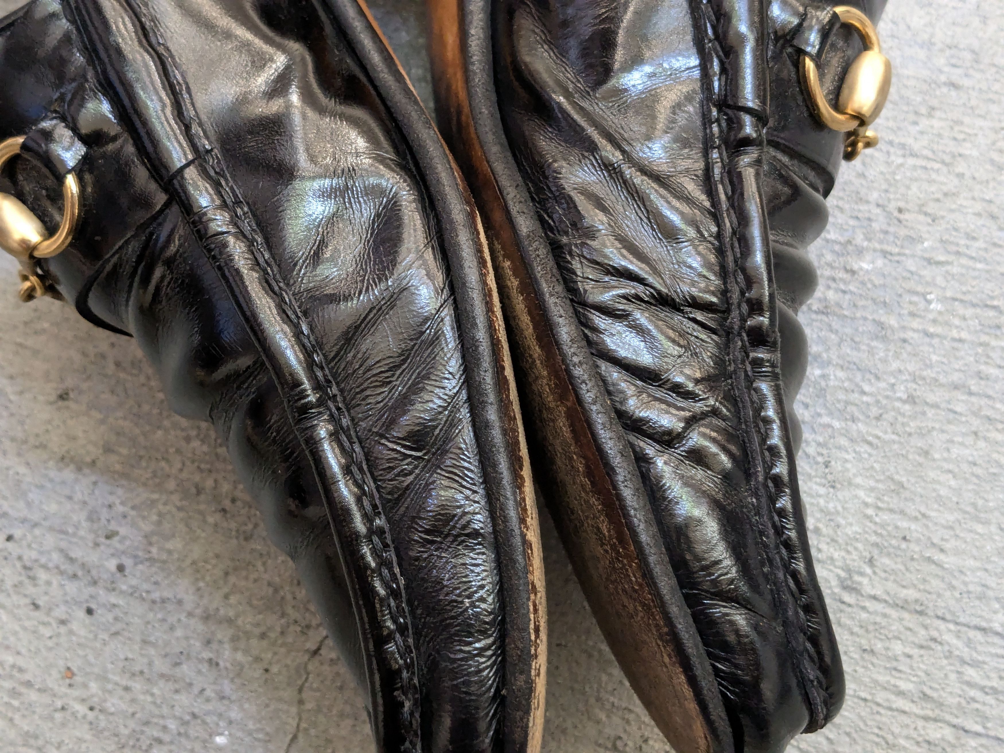 Gucci Gucci Horsebit Loafers Black 9.5 Slip Ons Buckle Snaffle Size US 9.5 / EU 42-43 - 10 Thumbnail