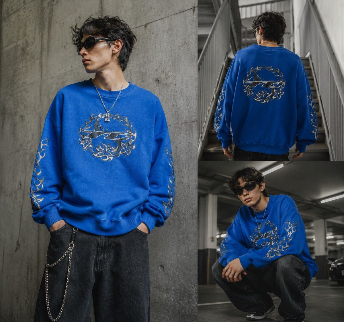 Vintage RARE !! T&C VINTAGE SWEATSHIRT Size US L / EU 52-54 / 3 - 1 Thumbnail