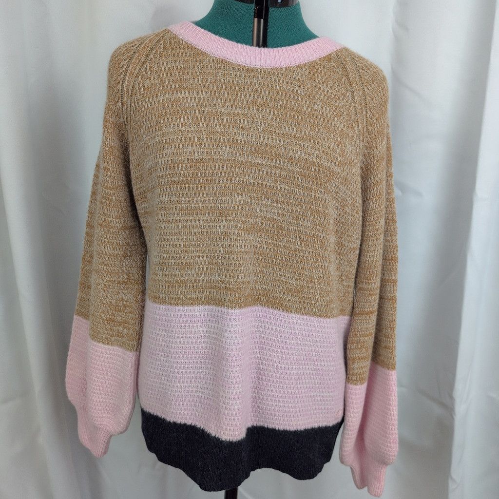 Barbour Ladies' Barbour Italian Made Colorblock Wool Blend Sweater Size XL / US 12-14 / IT 48-50 - 1 Thumbnail