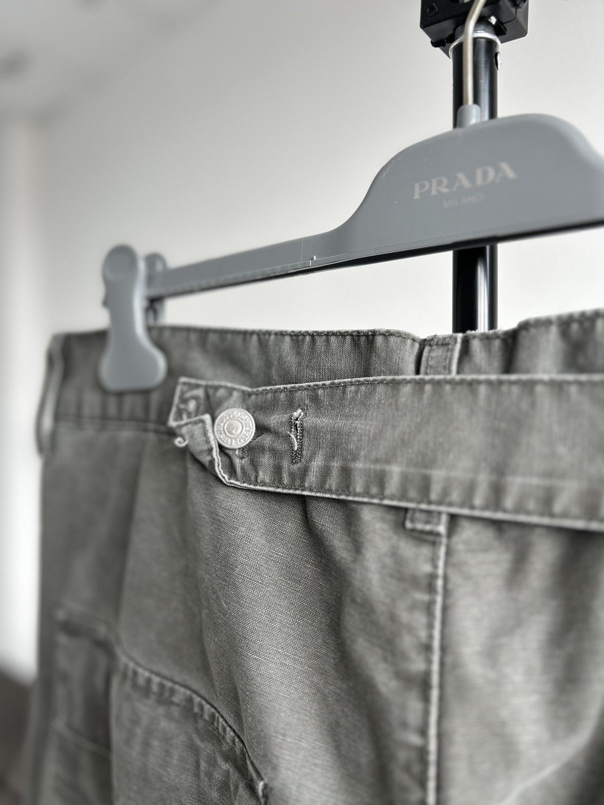 Levi's Levi’s Engineered Jeans Gray Wide Leg Zip Hem Pants W34 L34 Size US 34 / EU 50 - 3 Thumbnail