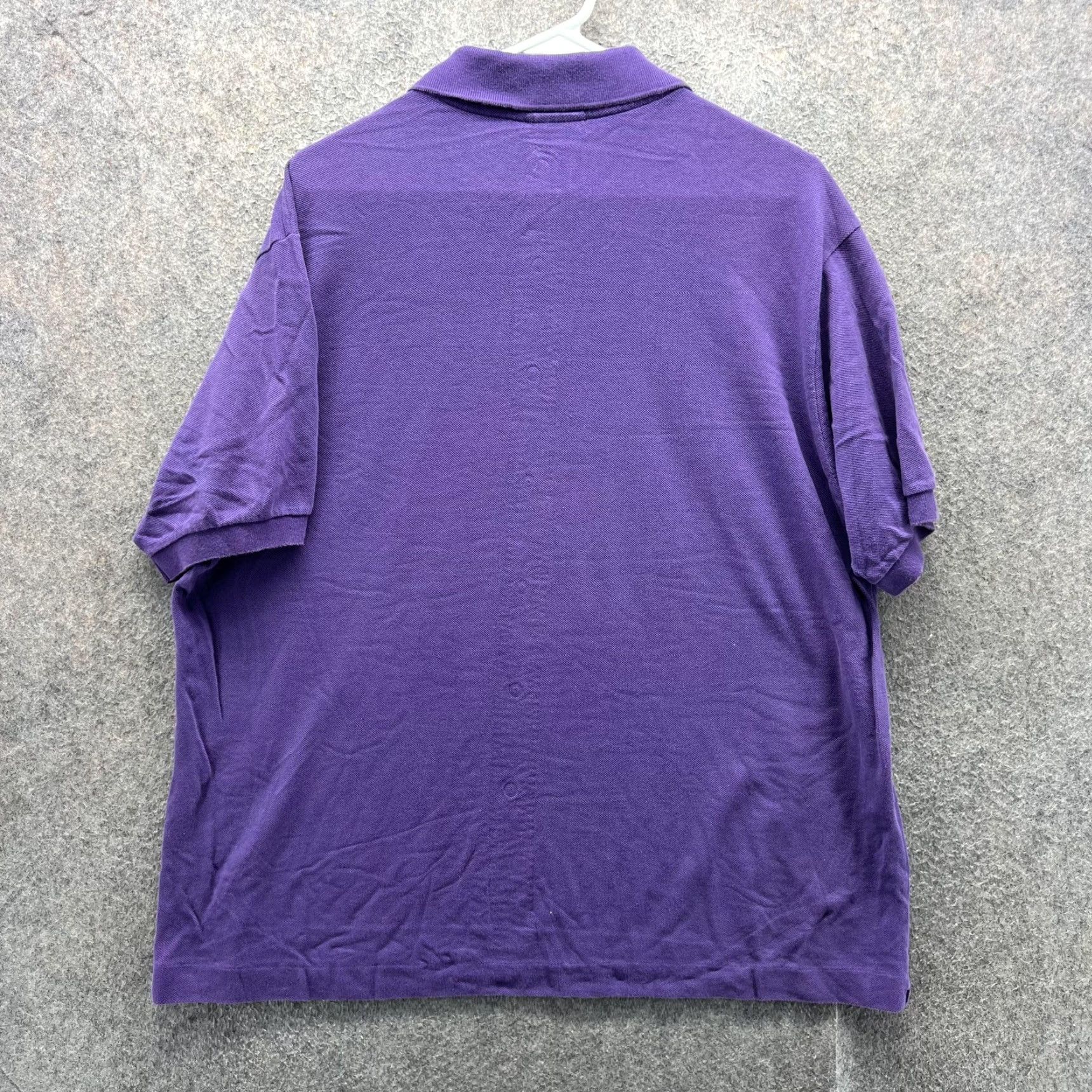 Lacoste Lacoste Polo Shirt Mens 2XL Purple Short Sleeve Knit Croc Logo Casual Polo Shirt Mens 2XL Purple Size US XXL / EU 58 / 5 - 7 Thumbnail