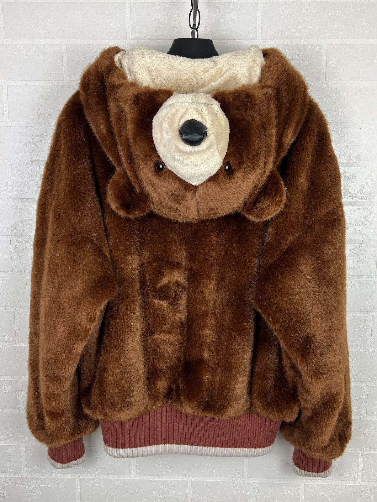 Dolce & Gabbana DOLCE&GABBANA Jacket Faux Fur Teddy Bear Hood DG Millennials Size US M / EU 48-50 / 2 - 7 Thumbnail
